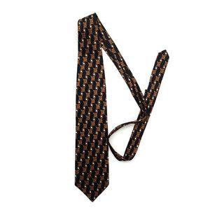 Vitaliano Pancaldi 100% Silk Multi-Color Made in Italy Abstract Men's Neck Tie